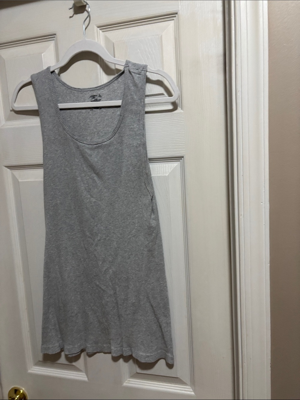 Jockey Light Gray Scoop Neck Tank